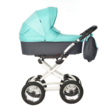 Коляска-люлька Indigo BLUES Classic зеленый