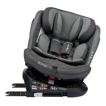 Автокресло INDIGO SMART Isofix 0+1+2+3 (0-36 кг) серый