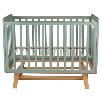 Кровать детская Indigo Style на ножках с легкосъемной стенкой, продольный маятник 