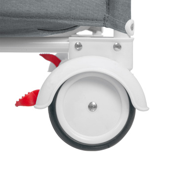 Кровать-манеж Indigo BON-BON (2 уровня) серый