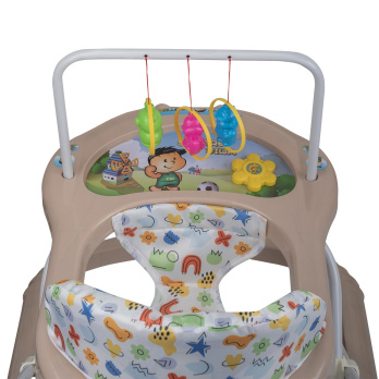 Ходунки Indigo Карусельки бежевый