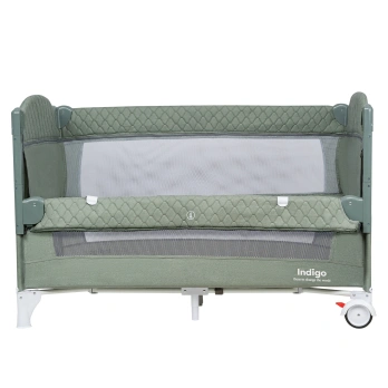 Кровать-манеж Indigo BON-BON (2 уровня) зеленый