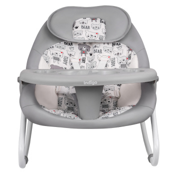 Качели электронные Indigo FRESH 2в1 серый