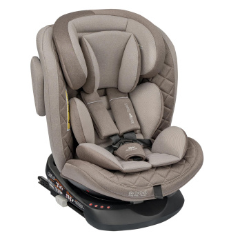 Автокресло INDIGO SMART Isofix 0+1+2+3 (0-36 кг) бежевый