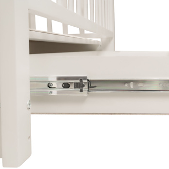 Кровать детская Indigo Norden маятник на колесах, ящик бежевый