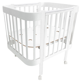 Кровать детская Indigo Italiano Baby продольный маятник на колеса 