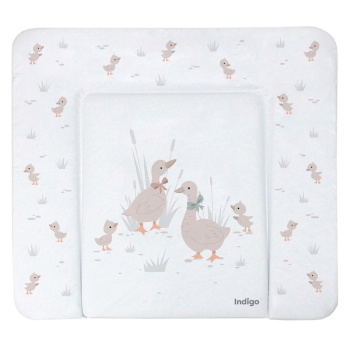 Матрасик для пеленания INDIGO 800*710 белый с принтом