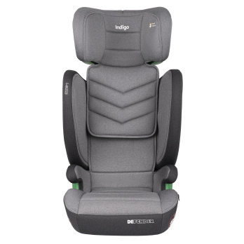 Автокресло Indigo DEFENDER isofix 2+3 (15-36 кг) серый