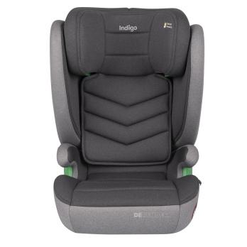 Автокресло Indigo DEFENDER isofix 2+3 (15-36 кг) серый