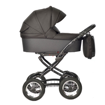 Коляска 2 в 1 Indigo BARBARA Classic черный