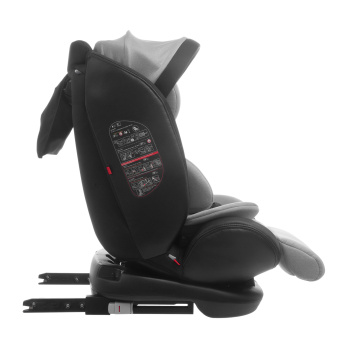 Автокресло Indigo MAX-X Isofix 0+1+2+3 (0-36 кг) серый