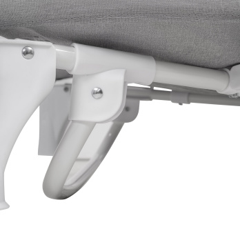 Кровать-манеж Indigo BON-BON TOY c маятником, (2 уровня) серый