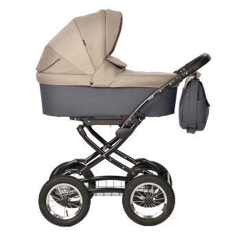 Коляска-люлька Indigo BLUES Classic бежевый