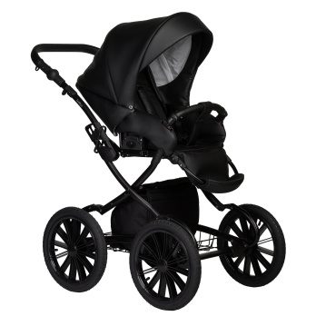 Коляска 2 в 1 Indigo MIO ECO Plus 14" черный