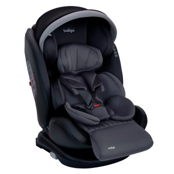 Автокресло Indigo MAX-X Isofix 0+1+2+3 (0-36 кг) серый