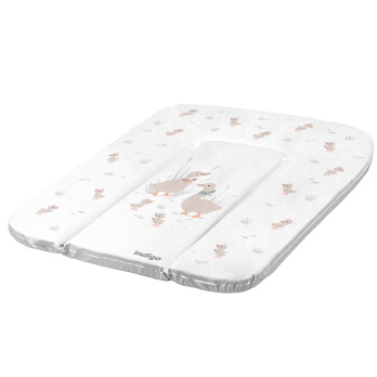 Матрасик для пеленания INDIGO 580*710 белый с принтом