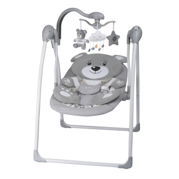 Качели электронные Indigo TEDDY серый