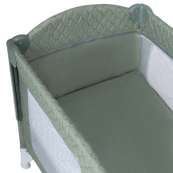 Кровать-манеж Indigo BON-BON (2 уровня) зеленый