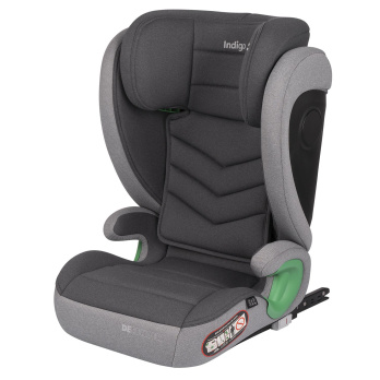 Автокресло Indigo DEFENDER isofix 2+3 (15-36 кг) серый