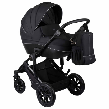 Коляска 3 в 1 Indigo COIN черный