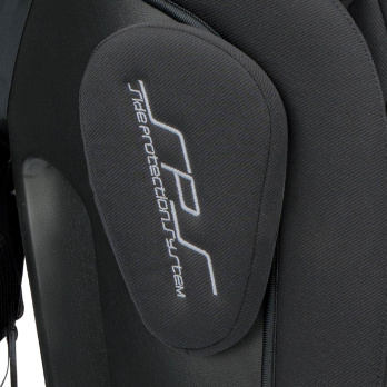 Автокресло INDIGO SMART+ Isofix, капюшон, подножка, 0+1+2+3 (0-36 кг) черный