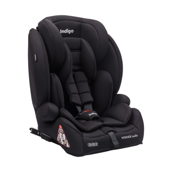 Автокресло Indigo WINNER ISOFIX 1+2+3 (9-36 кг) черный