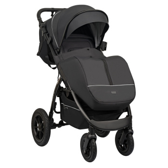 Коляска прогулочная Indigo EPICA XL AIR с сумкой черный