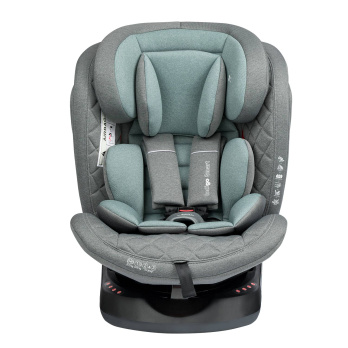 Автокресло INDIGO SMART Isofix 0+1+2+3 (0-36 кг) серый
