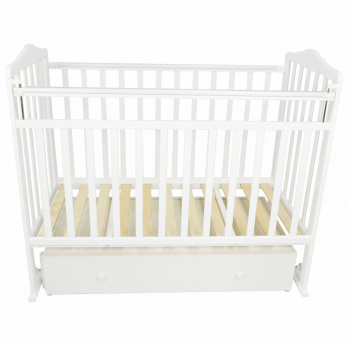 Кровать Indigo МИЛАНА NEW+ (маятник, ящик) белый