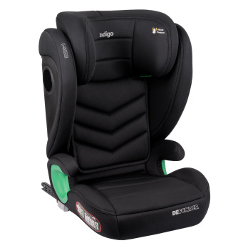 Автокресло Indigo DEFENDER isofix 2+3 (15-36 кг) черный