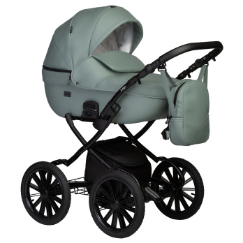 Коляска 2 в 1 Indigo MIO ECO Plus 14" бирюзовый