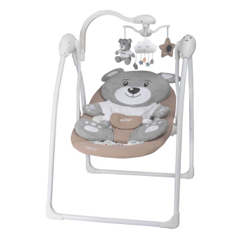 Качели электронные Indigo TEDDY бежевый