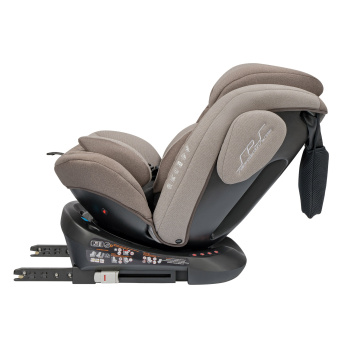 Автокресло INDIGO SMART Isofix 0+1+2+3 (0-36 кг) бежевый