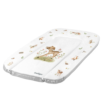Матрасик для пеленания INDIGO 480*710 белый с принтом