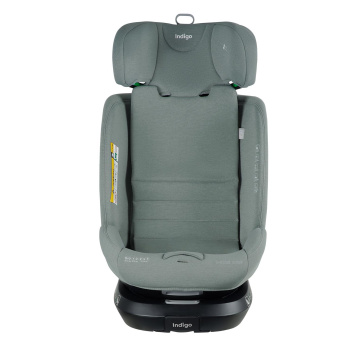 Автокресло Indigo E-TRON ISOFIX I-SIZE, с упором, группа 0+1+2+3 (0-36 кг)  зеленый