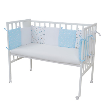 Борт в кроватку Indigo Лесные зверята (подушечки) поплин 